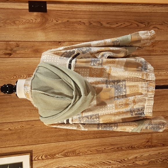 POL Cotton and Thermal Paisley-Printed Hooded Jacket (L) - Picture 6 of 9